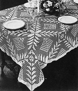 Square-a-Day Tablecloth Pattern #7067