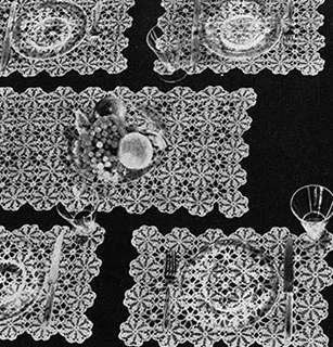 Garden Fern Luncheon Set Pattern #7077