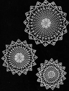 Cobweb Doily Luncheon Set Pattern #736
