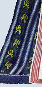 Fleur de Lis Afghan Pattern #5201