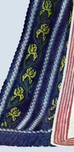 Fleur de Lis Afghan Pattern #5201
