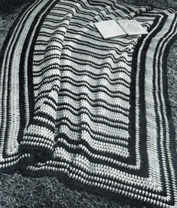 Puff Stitch Afghan Pattern #5204
