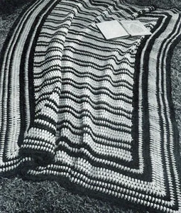 Puff Stitch Afghan Pattern #5204
