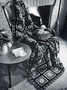 Old Granny Afghan Pattern #5210