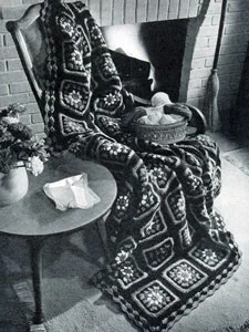 Old Granny Afghan Pattern #5210