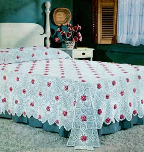 Rose and Pineapple Bedspread Pattern