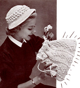 Crocheted Hat & Bag Pattern