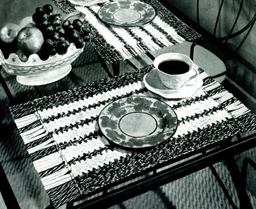 Woven Luncheon Mats Pattern