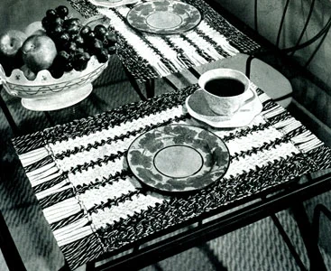 Woven Luncheon Mats Pattern