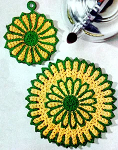 Traditional Potholder & Hot Plate Mat Pattern