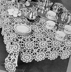 Irish Crochet Tablecloth
