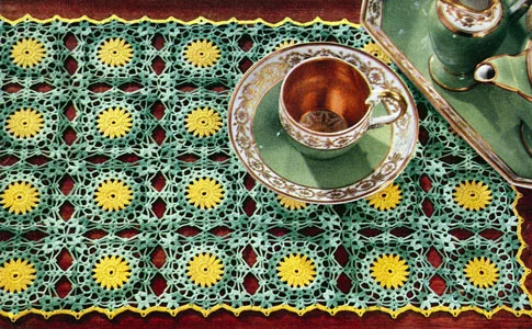 More Flowers Luncheon Mat Pattern