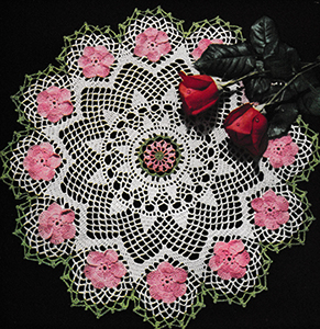 Wild Rose Doily Pattern | Crochet Patterns