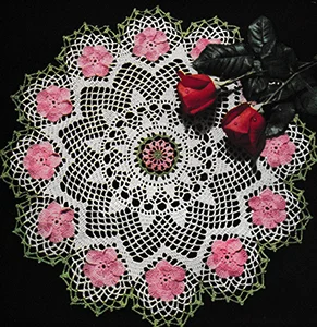 Wild Rose Doily Pattern