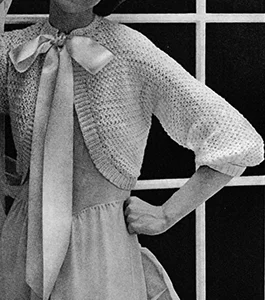 Top of the Morning Bedjacket Pattern