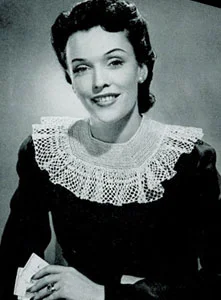 Crocheted Collar Pattern #1514