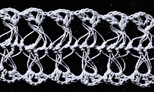Hairpin Lace Edging Pattern #1853