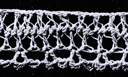 Hairpin Lace Edging Pattern #1854