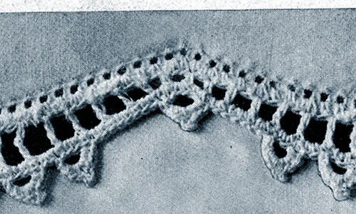 Trousseau Edging Pattern #1859