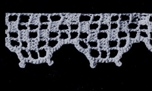 Filet Crochet Edging Pattern #1895