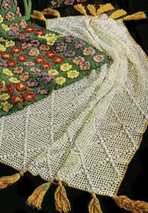 Mesh Diamond Afghan Pattern