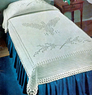 Popcorn Eagle Bedspread Pattern