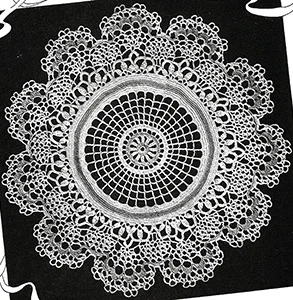 Wedding Cake Lace Doily Pattern #2229