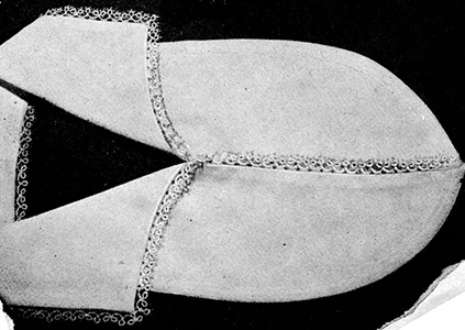 Tatted Edge for Collar Pattern