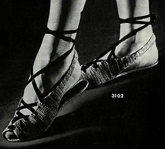 Ballet Slippers Pattern #3102