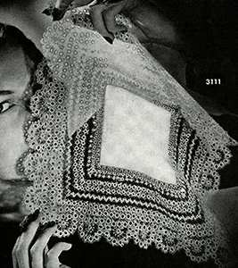 Tatted Handkerchief Pattern #3111