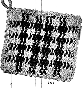 Potholder Pattern #3223