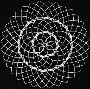 Round Lacy Doily Pattern
