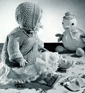 Puff Stitch Baby Set No. 4313