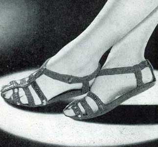 Grecian Strap Sandals Pattern #4715