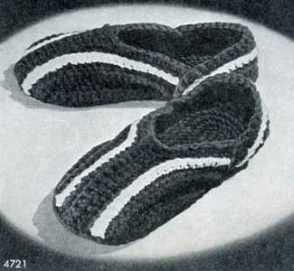 Boy's Streamlined Slippers Pattern | No. 4721