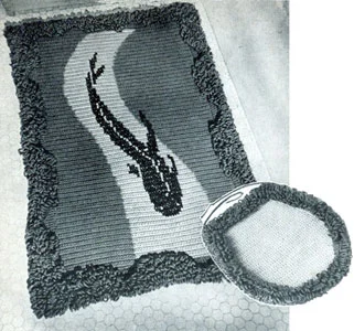 Marine Rug & Toilet Seat Cover Pattern #5107