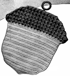 Acorn Potholder Pattern #5509