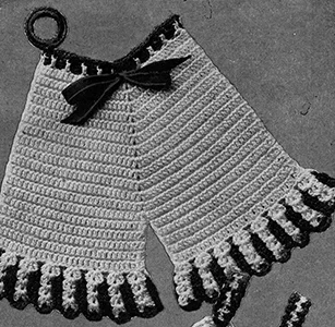 Panties Potholder Pattern #5511