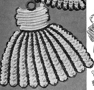 Dress Potholder Pattern #5513