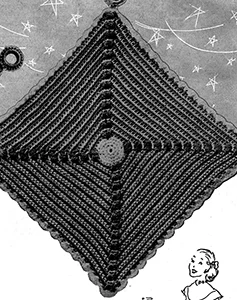 Square Pinwheel Potholder Pattern #5523