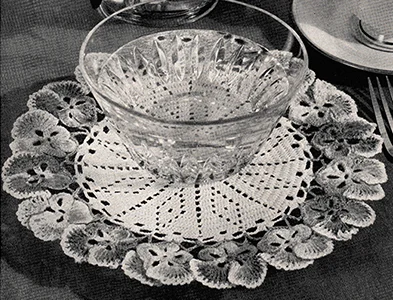 Pansy Doily Pattern #5911
