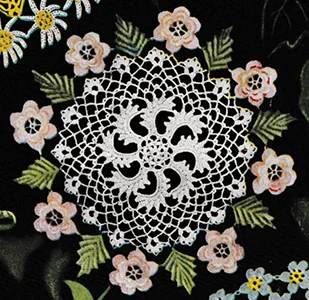 Irish Rose Doily Pattern #6406