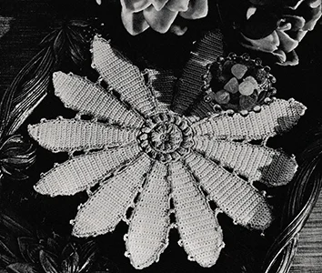Pond Lily Doily Pattern #6407