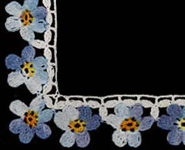 Forget-Me-Not Edging and Insertion Pattern