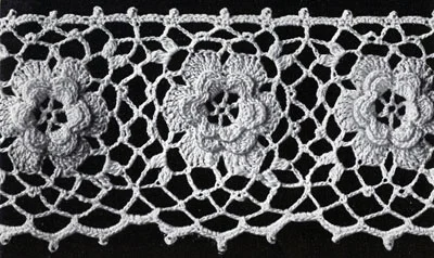 Irish Rose Edging Pattern