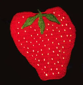 Strawberry Pie Hot Plate Mat Pattern #7010