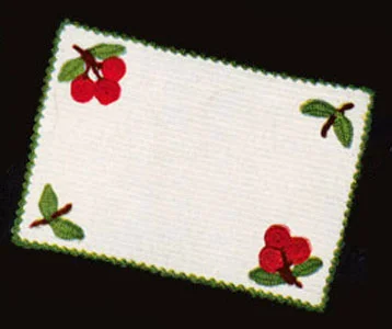Cherry Jubilee Placemat Pattern #7011