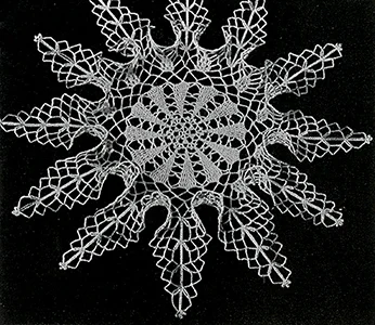 Star Ruffle Doily Pattern #7408