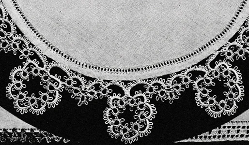 Dainty Tatted Edging Pattern #700