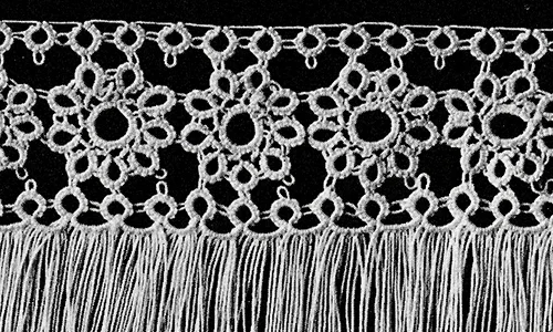 Dainty Tatted Edging Pattern #711